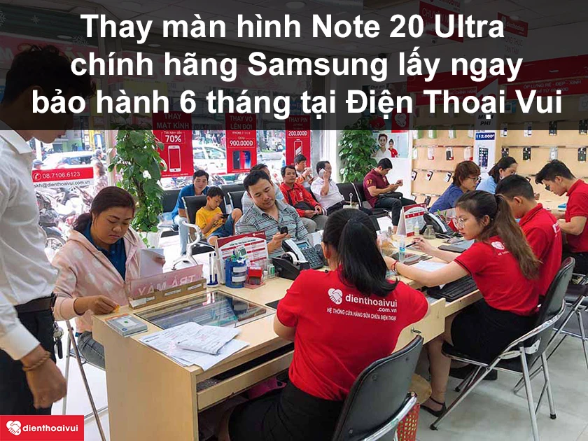 Thay màn hình giá rẻ lấy ngay tại Điện Thoại Vui