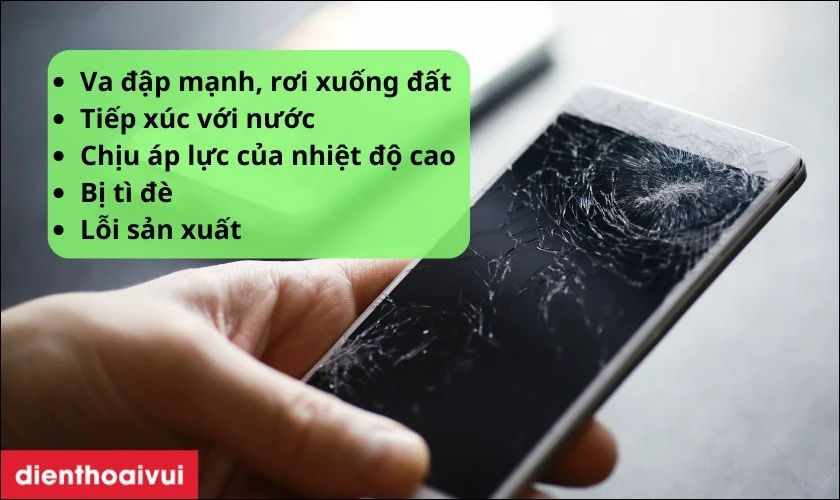 Nguyên nhân gây hư hỏng màn hình iPhone 15 là gì?