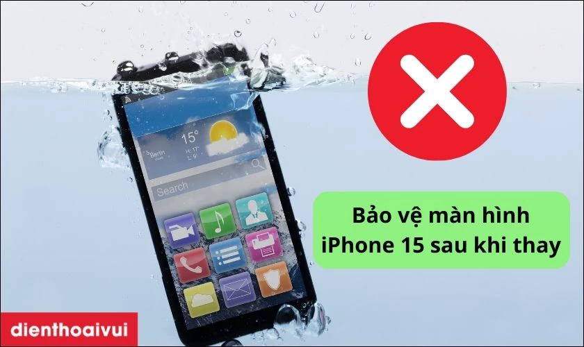 Một số mẹo kéo dài tuổi thọ màn hình iPhone 15 sau khi thay