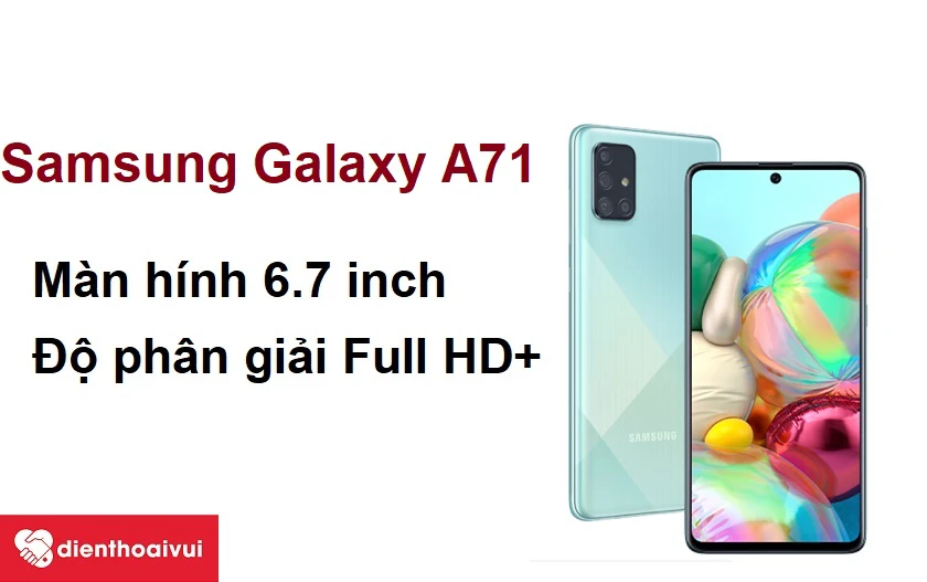 Màn hình 6.7 inch, độ phân giải Full HD+