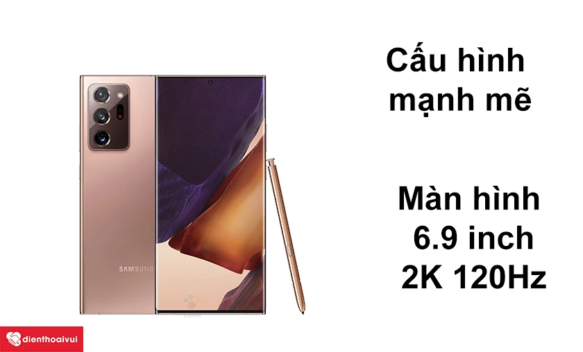 Samsung Note 20 Ultra - Cấu hình khủng, màn hình 6.9 inch 2K 120Hz