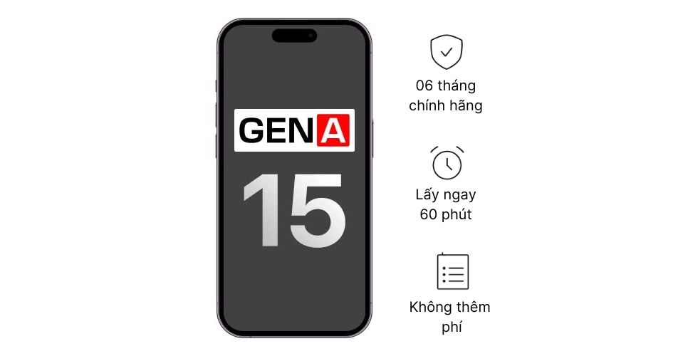 Thay màn hình iPhone 15 chính hãng Gen A