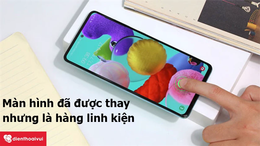 Màn hình đã được thay trước đó nhưng là hàng kém chất lượng